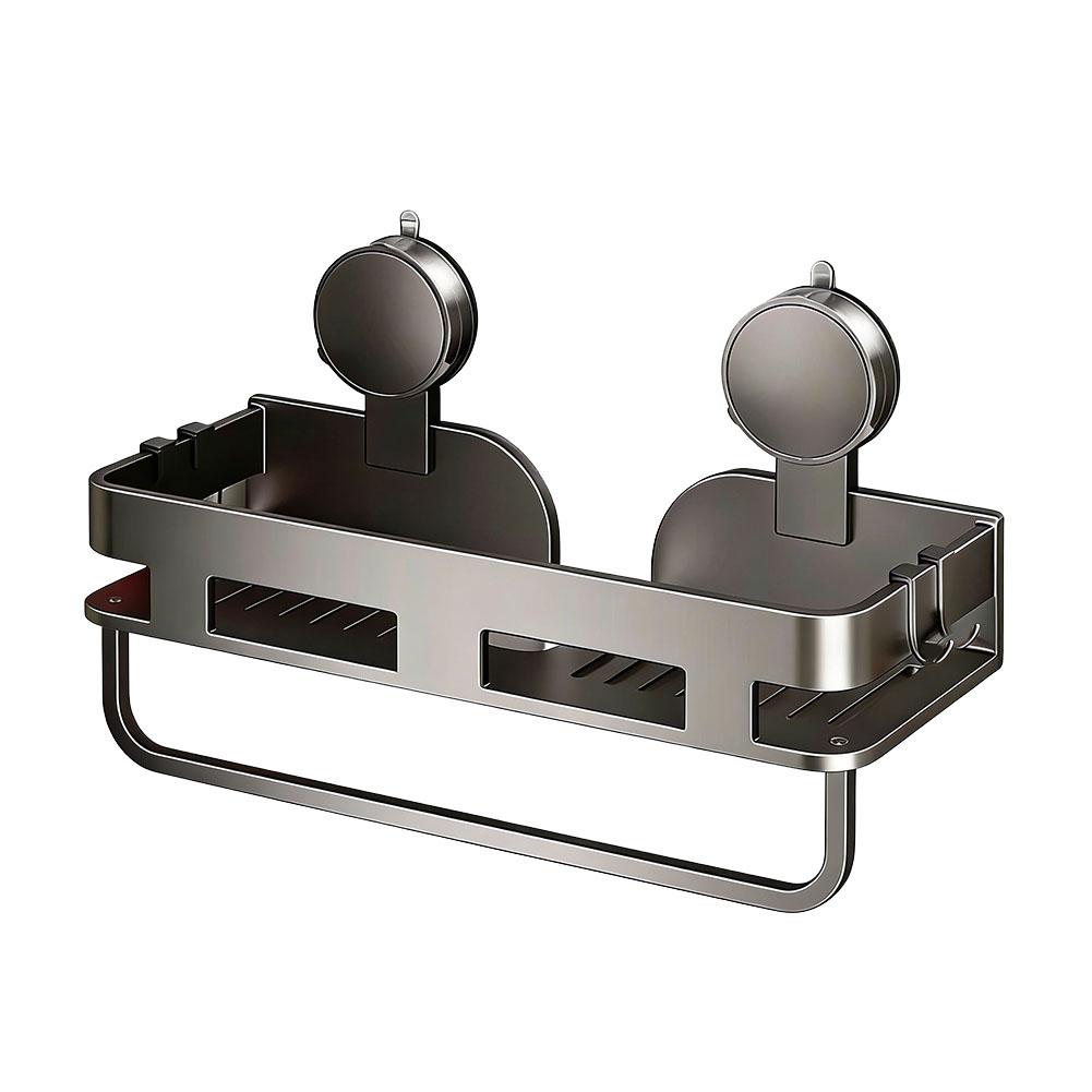1PC Suction Cup Bathroom Storage Rack Shower Shelf Organiser,No Drill Shower Shelves,Suction-cup Bathroom Storage Shelves China Mainland