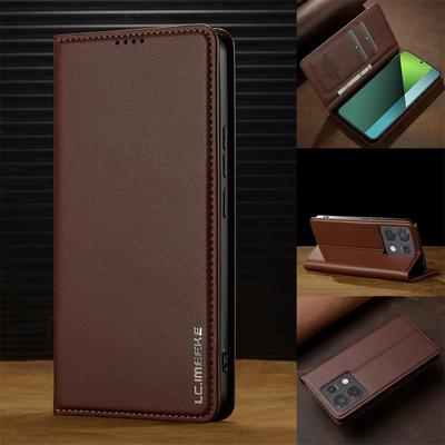 Leder-Brieftasche Flip Case mit Kartenhalter Ständer für Redmi Note 14 Pro+ Plus 11S 12S13 12 11 Pro 4G POCO X5 Pro 5G