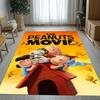 Tappeto Area Antiscivolo Cartoon Cane Snoopy Carino per Soggiorno, Morbido Tappeto per Camera da Letto, Stanza dei Giochi dei Bambini, Divano, Decorazione per la Casa, Zerbino, Regalo