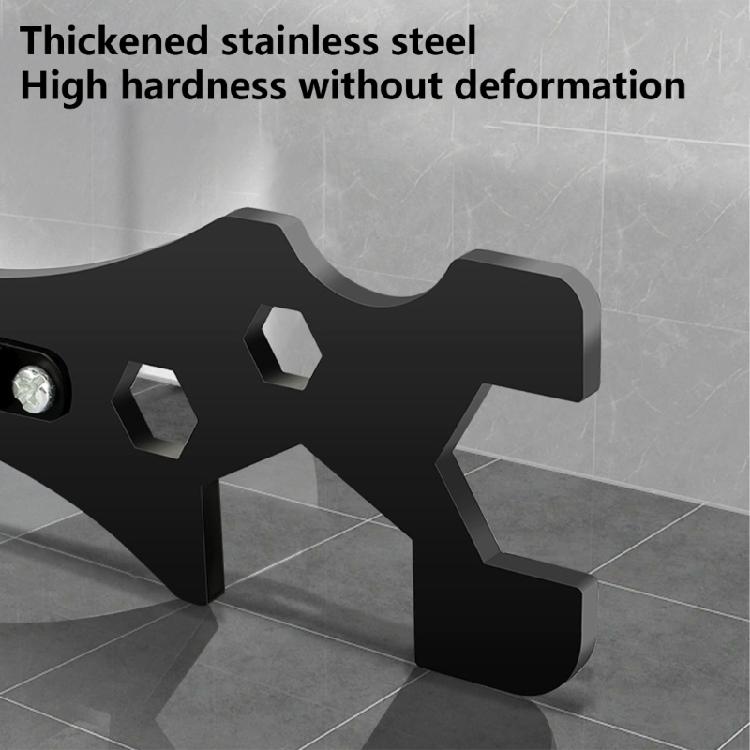 Faucet Wrench for Tight Space Under Sink Wrench Faucet Tool Multifunctional Sink Plumbers Wrench for Bathroom