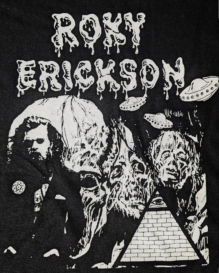 

Roky Erickson artwork black T-shirt Unisex tee All sizes S to 45XL Unisex T-Shirt XXXXL