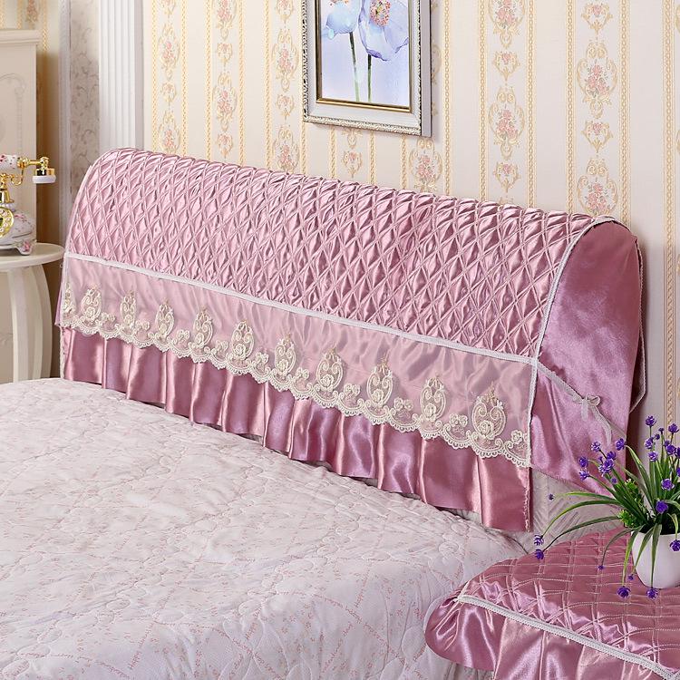 Universal European Style Quilted Leather Fabric Headboard Cover - Softly Upholstered