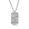 Military Brand Necklace Camouflage Pendant Necklace Men's Titanium Steel Jewelry