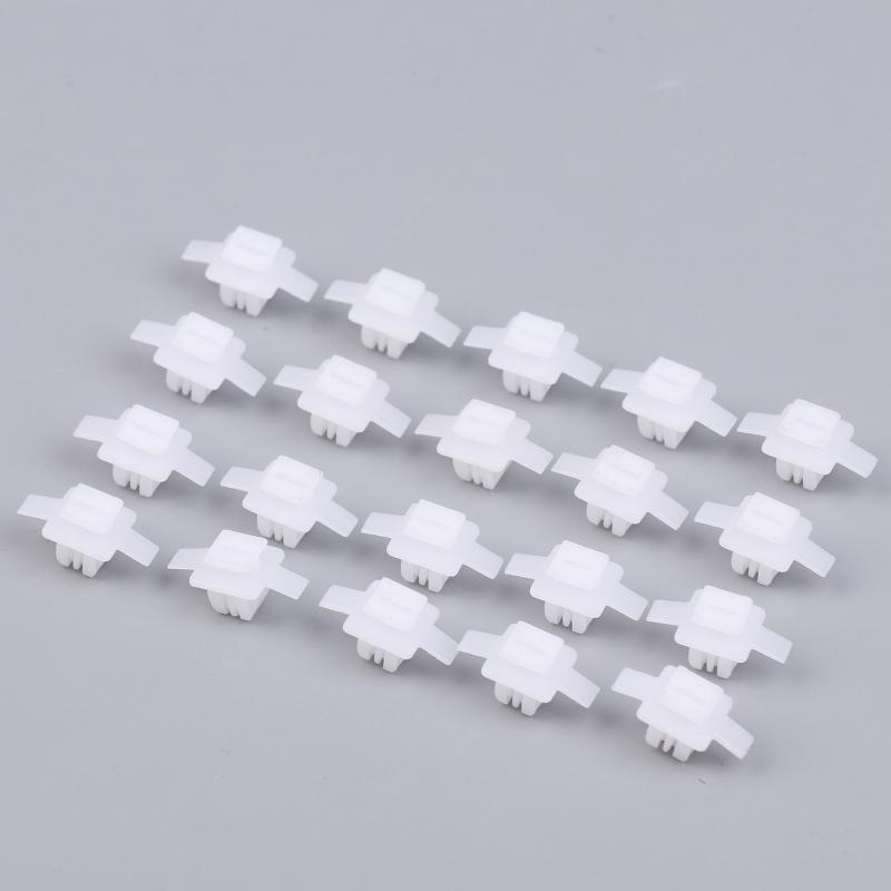 20Pcs Side Skirt Sill Moulding Cover Wheel Arch Flare Trim Moulding Clips For Cr-V Civic Pilot Element 91513Smge01 91513Smge11
