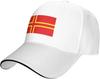 Flag of Normandy French Region Print Baseball Cap Polyester Adjustable Outdoor Dad Hat for Men Women