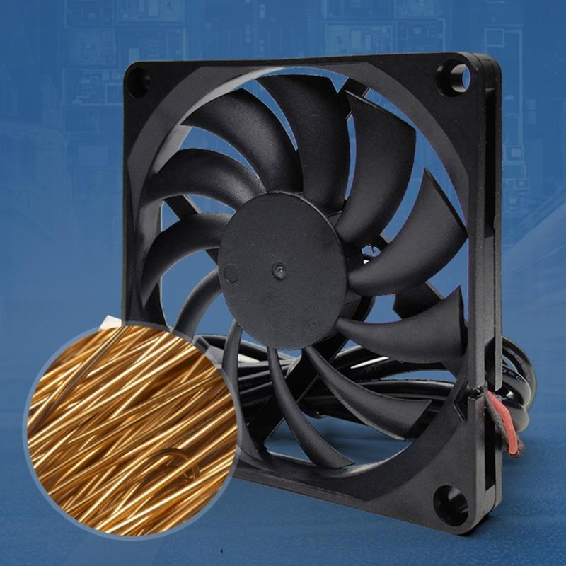 5V USB PC Router Fan 80mm Cooling Fan Brushless Portable Cooling Fan Replacement for Router Modem TV Box Electronic