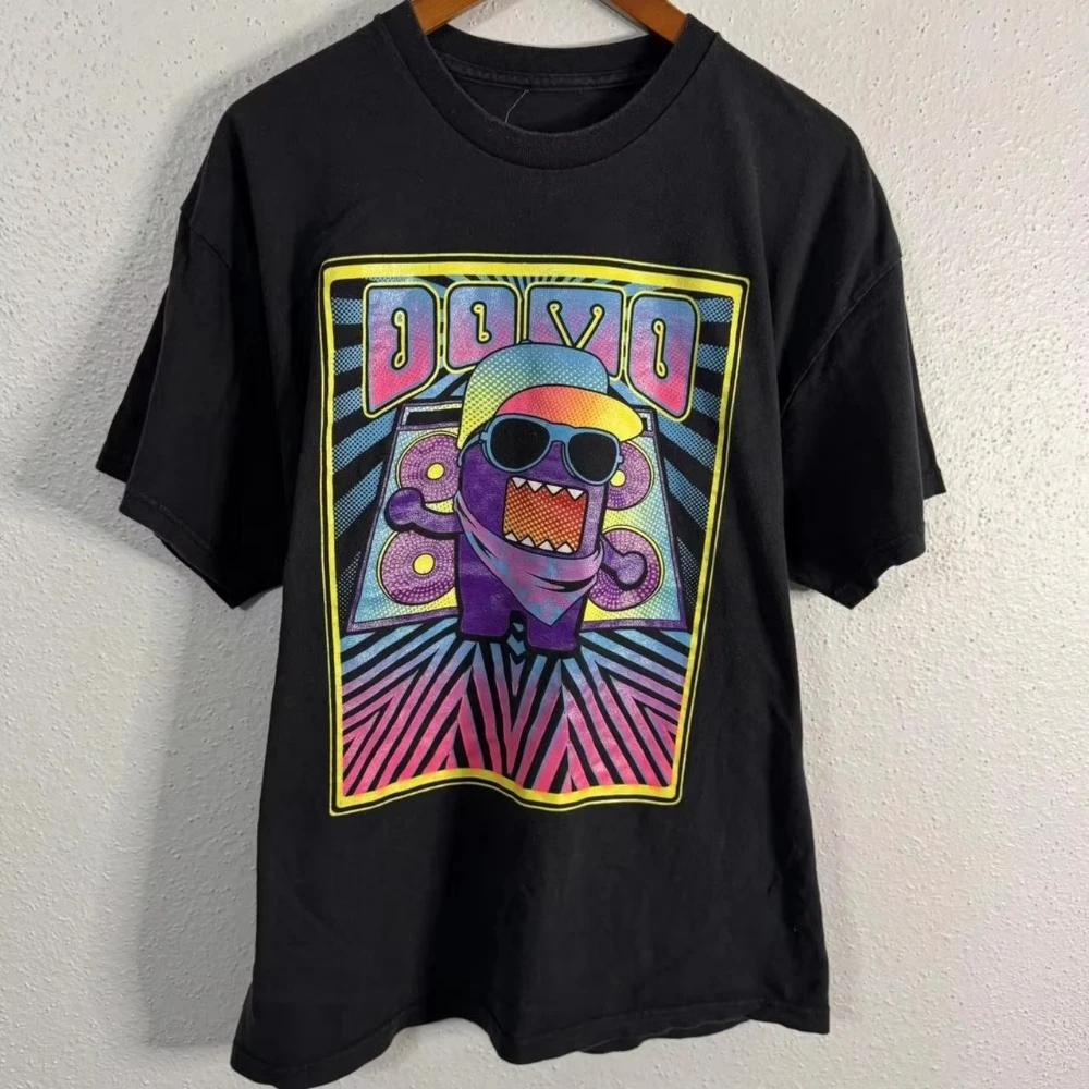Men Woemn Retro Domo Kun Gun Cartoon Printed Cotton Travel TShirt for Men Women Mascot Fashion Casual Loose Short Sleeve