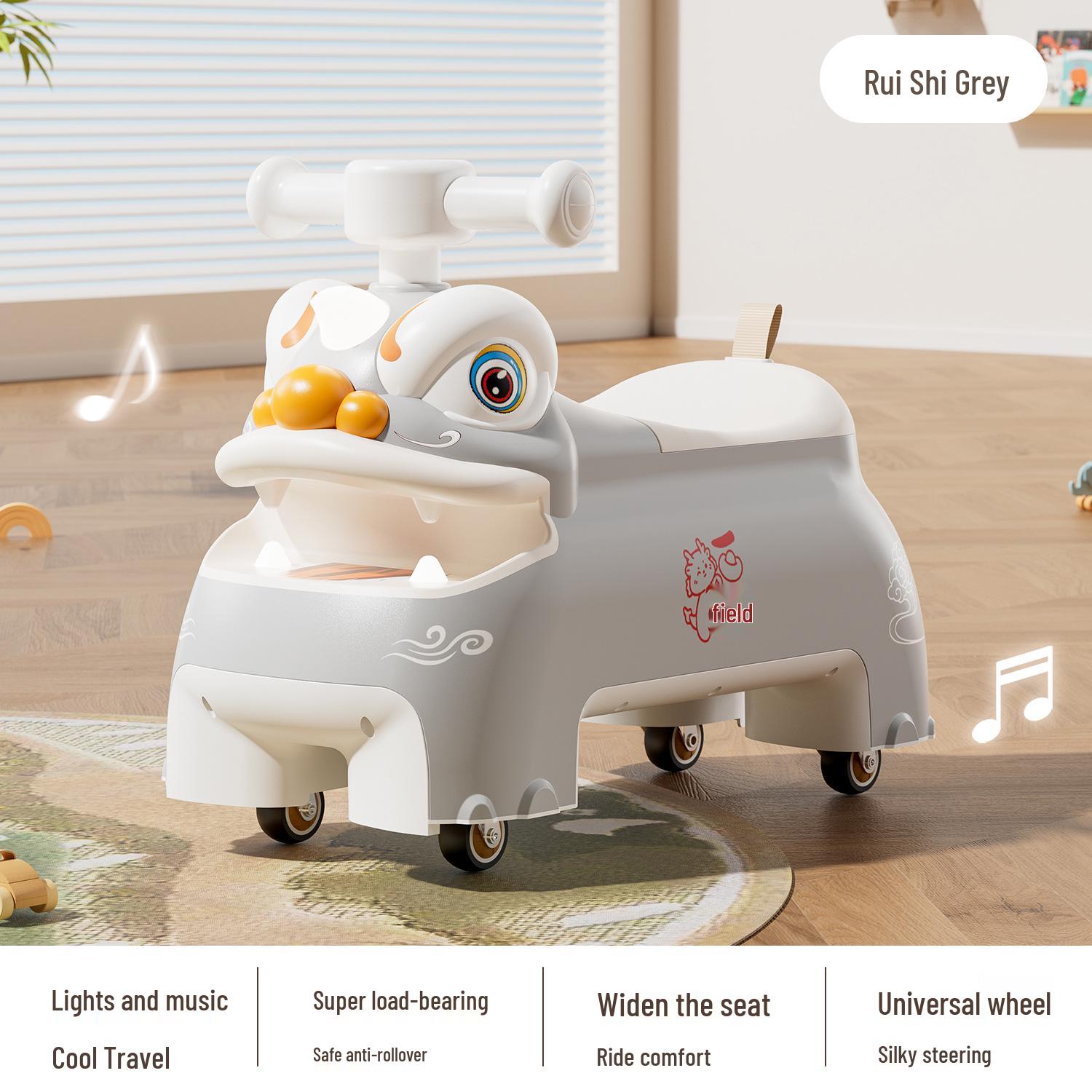 Waking Lion Peanut Car: Children s Twist Scooter for 1-3 Year Olds, Perfect First Birthday Gift