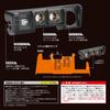 CARMATE Genuine Power Supply Expansion Unit Jimny JB64 / Jimny Sierra JB74 2 Sockets + 2 USB NZ587