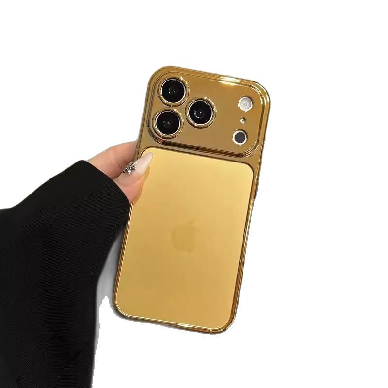 24K Gold Electroplated Anti-Fall Case for iPhone 17 Pro Max