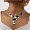 Alloy Spiral Snail Clavicle Chain Adjustable Women Choker Elegant Charm Bridal Jewelry