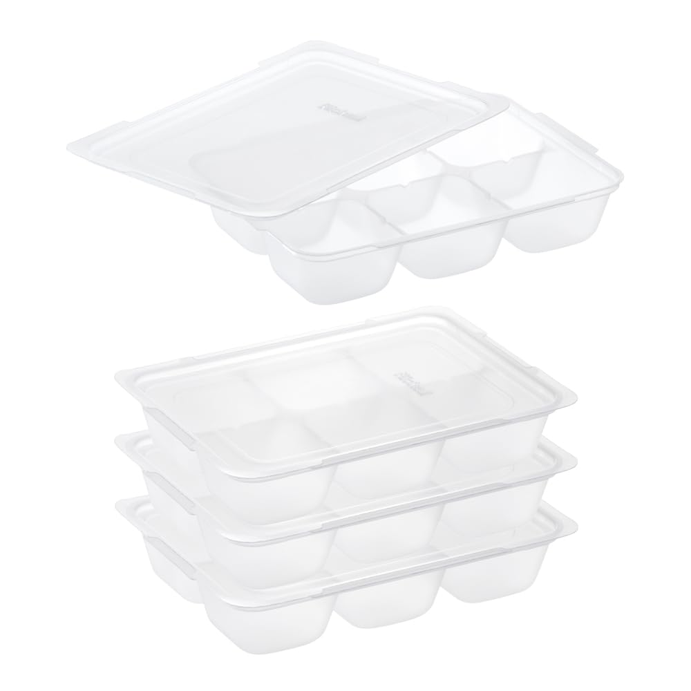 Richell Divided Freezing Block Tray R 50 4 50ml capacity per (6 blocks, trays, block)