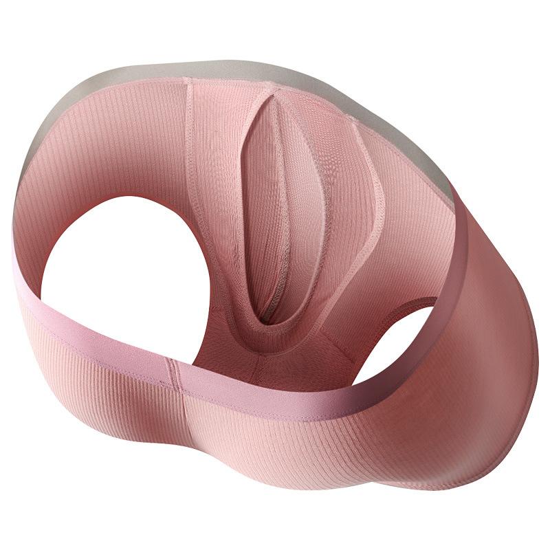 Men's Spring and Summer Ribbed Space Capsule U-convex Large Pocket Skin Friendly Breathable Briefs