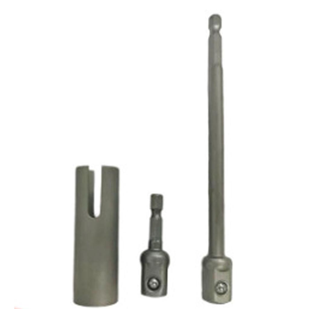 Professional Stainless Steel Handle Cordless Drill Adapters with Socket Bit Attachment Trailer Jacks Drill Adapters