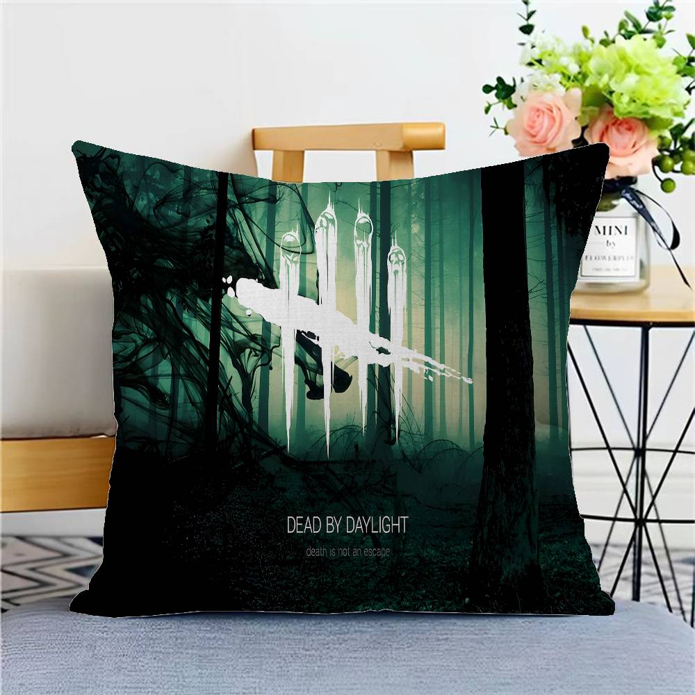 Game D-Daylight By D-Dead Pillow Covers Cartoon Sofa Decorative Home Double-sided Printing Short Plush Cute Cushion Cover