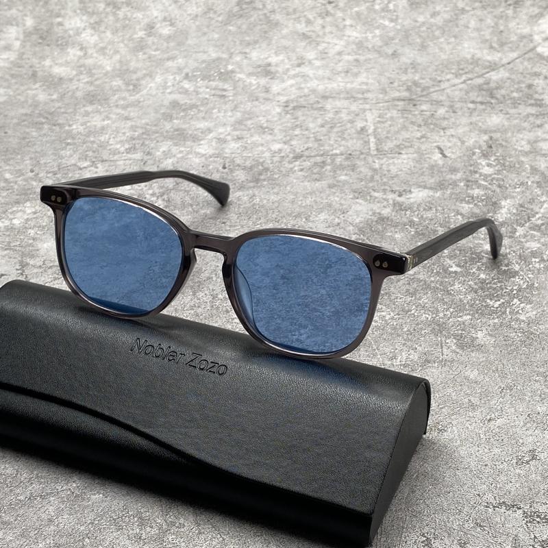 High quality retro square sunglasses for men and women High Street acetic Acid frame UV protection uv400 colored lens glasses