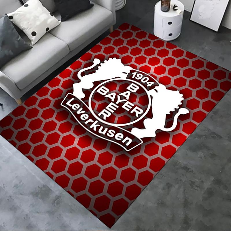 Nuovo Tappeto Bayer 04 Leverkusen 2025 per Soggiorno Camera da Letto Casa Decorazione Divano, Tappetino Antiscivolo per Giochi Bambini13