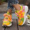 Comfortable Low Top Lace Up Women Sneakers 2025 New Women Breathable Platform Sneakers Outdoor Casual Shoes