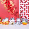 Funny Supremo Cat Ornament Miniature Cartoon Cat Ornaments Car Ornament Mini Resin Doll  Children