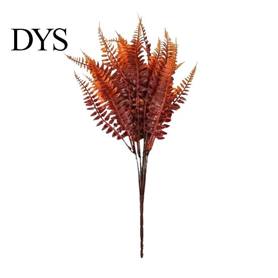 Lifelike Plastic Greenery Vines Autumn Artificial Flowers Bouquet, Realistic Floral Arrangement with Layered Quirky Fun Decor for Living Room
