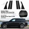 For Land Rover Range Rover Sport L494 2014- Carbon Fiber Window Trim Cover Set B Pillar C Pillar Center Console Accessories