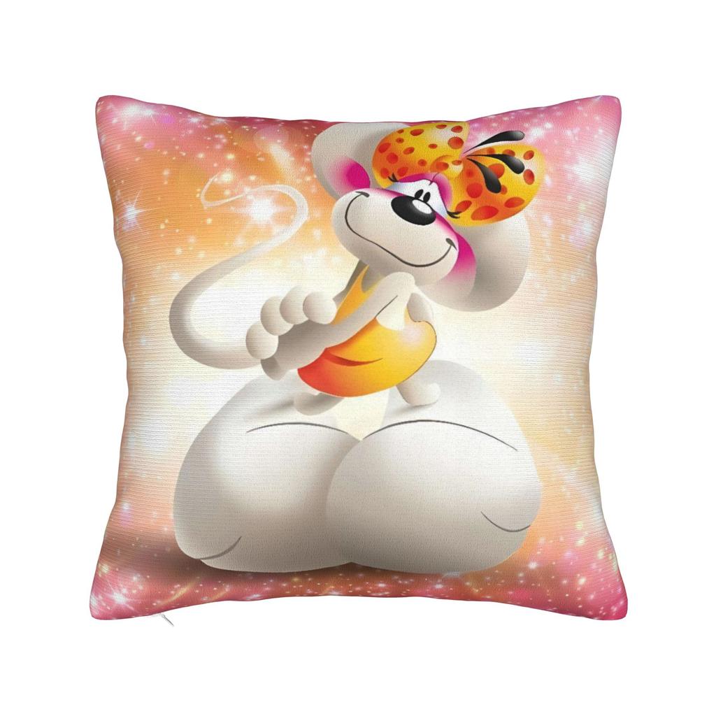 Good Night Diddl Pillow Cover  Comfy Cushion Cover Funny Pillow Case For Living Room Sofa