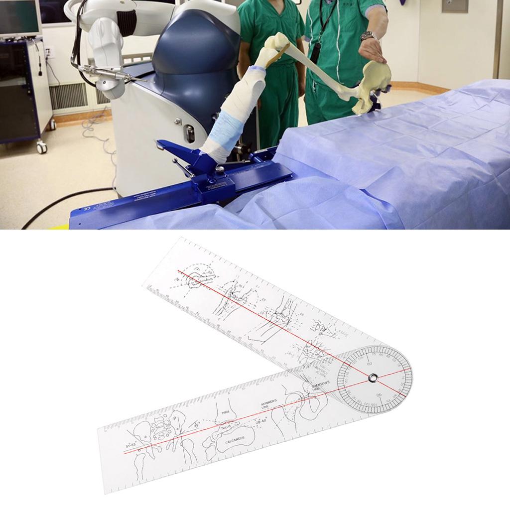Professional Portable Orthopedic Medical Measuring Angle Ruler Suitable for Family Hospitals Orthopedics