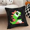 Game BBubbles Bobble Cushion Cover Natural Linen Double Sided Print  Throw Pillow Case for Sofa Couch Home Decor