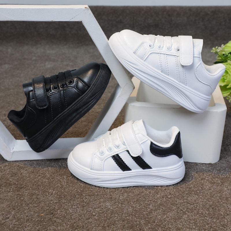 Children's Board Shoes 2025 Spring and Autumn New Soft-soled Girls' Sports Shoes Boys' Little White Shoes Medium and Older Children's Fashion