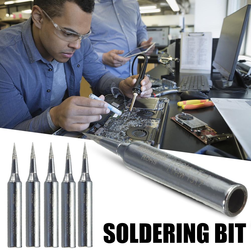 5PCS/Set Soldering Iron Tip 900m-T-I Weller Welding Tool Lead Free Soldering Iron Head Bit Soldador Tools 936 937 Tips