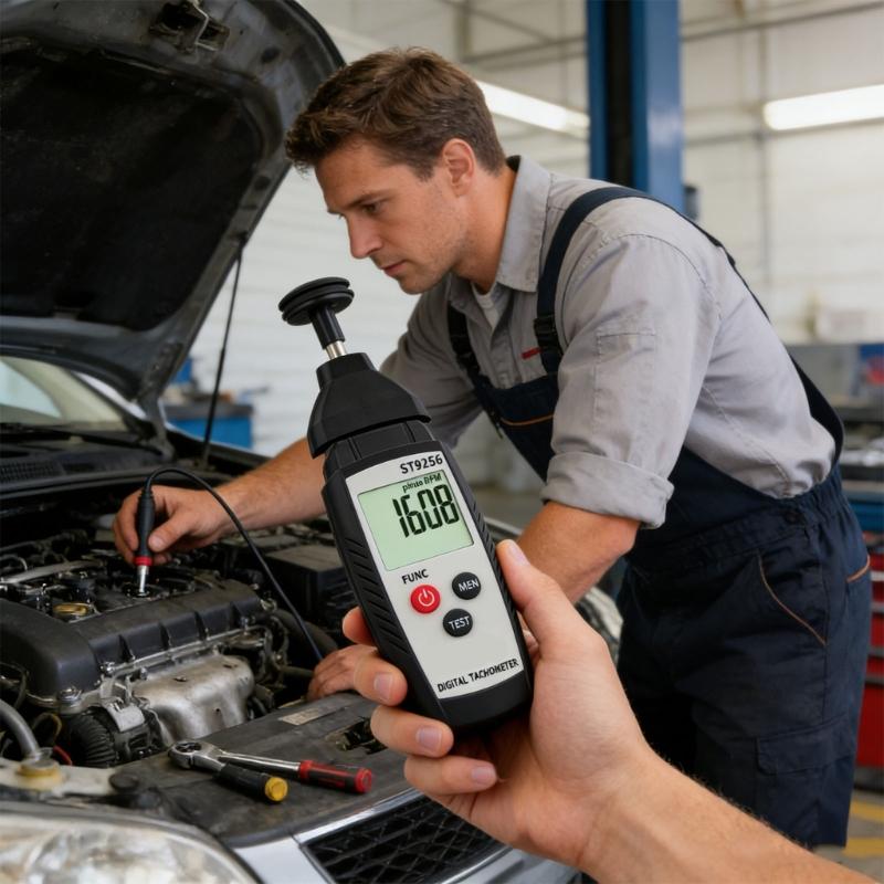 Professional 3 Feature Tachometer For speed Assessment Including Display Screen And Auto Shutdown