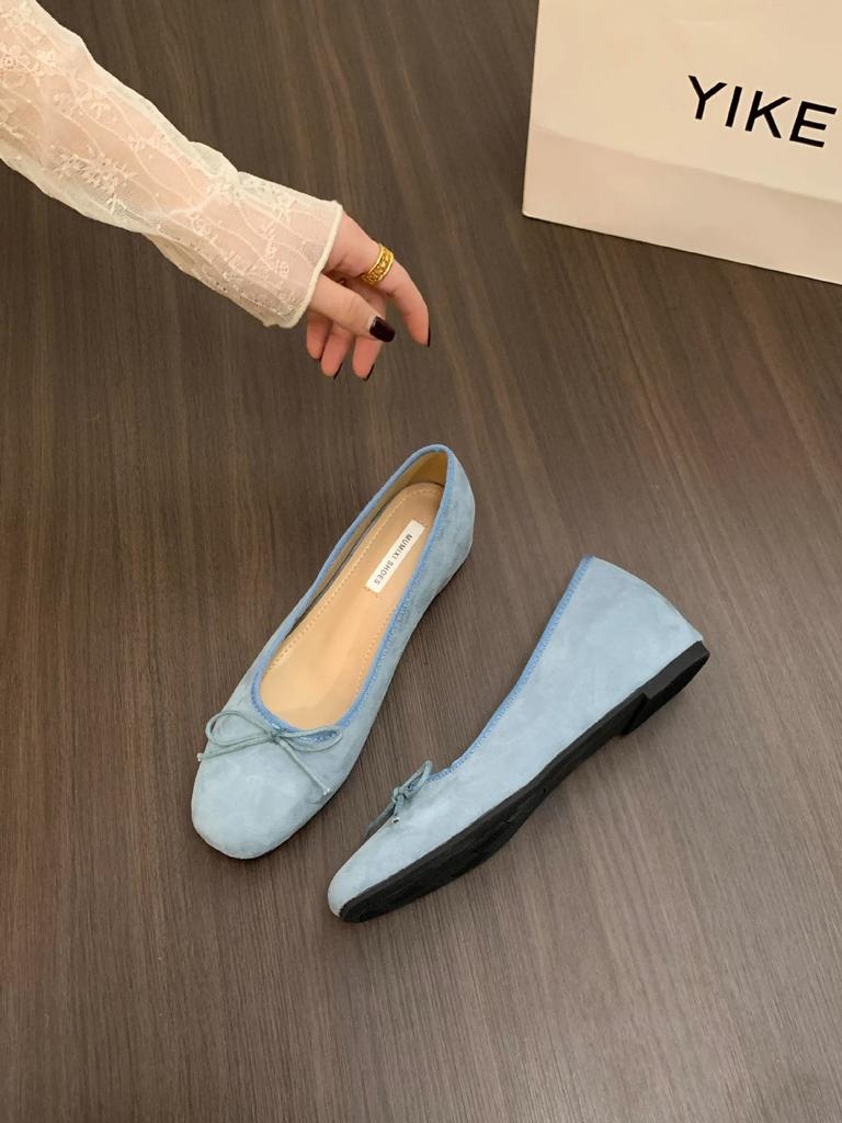 French inner height increase ballet single shoes women's shoes 2025 new spring and autumn bow red evening shoes