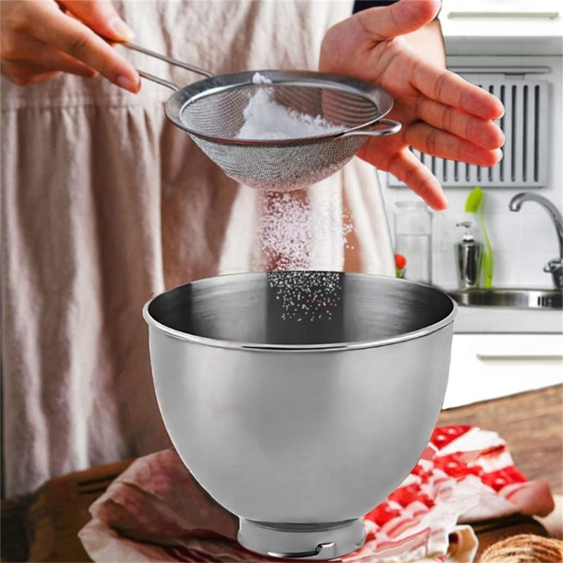 Food Mixer Mixing Bowl Dishwasher Safe Stainless Steel Material for Mixer