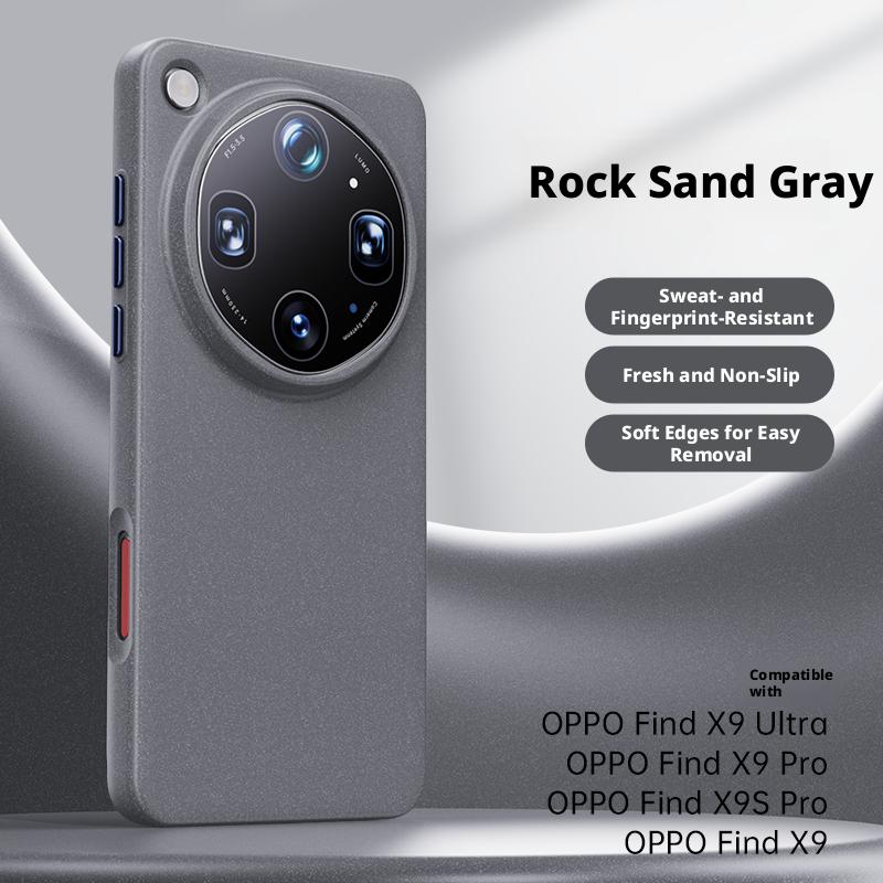 For Oppo Find X9 & X9 Pro, X9s Pro & X9 Ultra Case Frosted Rock Sand Magnetic Stain-resistant Leather Shockproof Bumper Cover