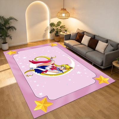 Moon Princess Living Room Nonslip Area Rug Soft Carpet For Bedroom Game Playroom Sofa Office Home Decor Doormat Christmas Gift C930505