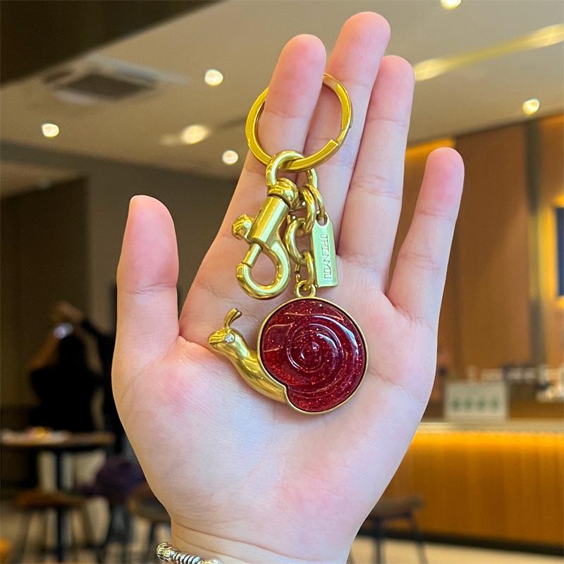 

Snail Keychain, Bag Pendant, Women S Bag Accessory, Exquisite Car Keychain Pendant
