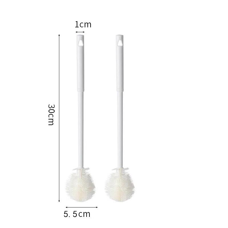 Flexible Long-Handled Cup Brush for Cleaning Insulated Bottles and Baby Bottles