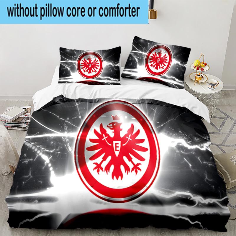 Eagle Crest Frankfurt Emblem 3PCS Bedding set,Ideal for1pc Duvet Cover And 2pcs Pillowcases Perfect for Christmas gift,Ideal for Bedroom, Dormitory