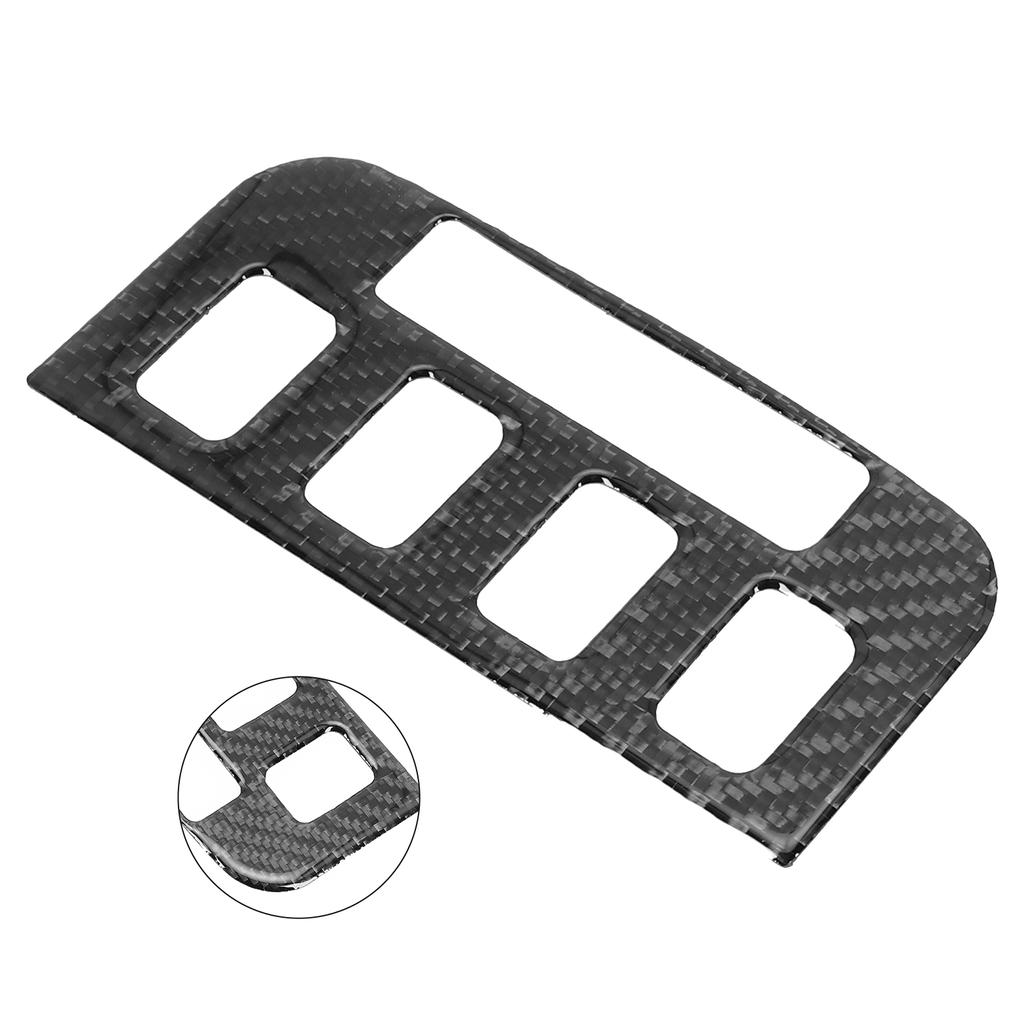 Stylový kryt vyhřívaných tlačítek sedadel z uhlíkových vláken pro Lexus GS300/350/450/460. Chraňte svůj vůz s elegancí.