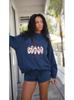 Autumn Women's European Size Loose Heavyweight Mid-High Neck Hoodie