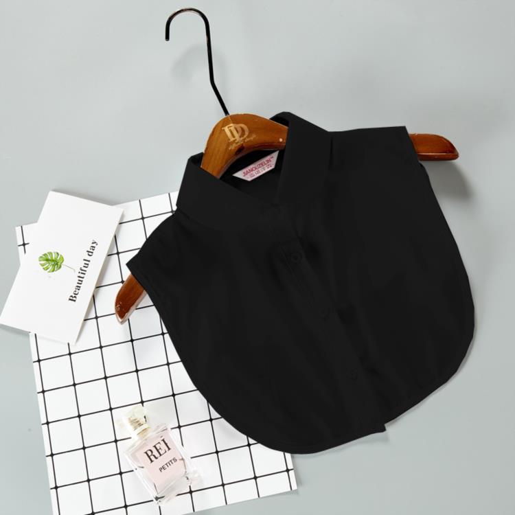 White Fake Collar Shirt For Children False Collar Blouse Lace Kids Peter Pan Collar Detachable Lapel Half Shirt Boys Faux Col