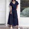 ZANZEA Women Short Sleeve Blouse and Wide Leg Pants Summer Two Piece Sets