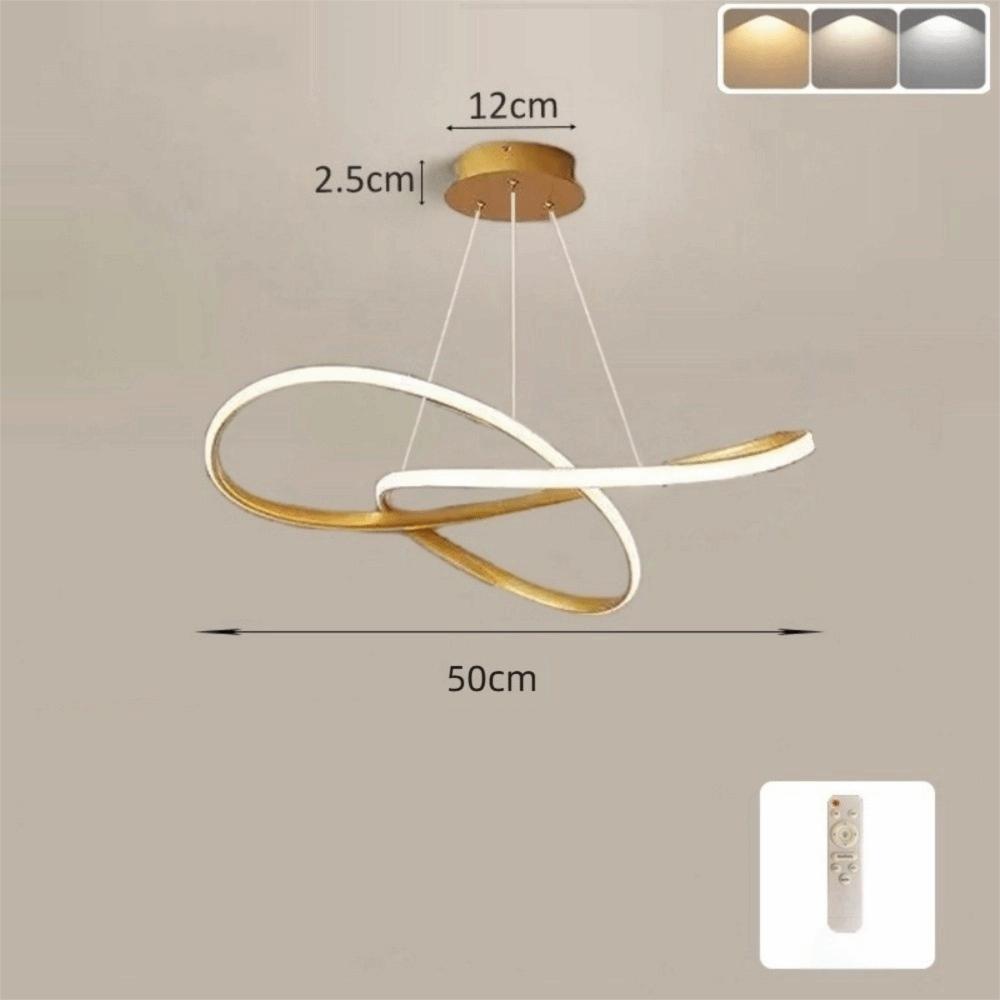 Aluminum LED Pendant Light Remote Dimming Lighting Home Luminaire Hanging Lamp  Hall Bedroom Hotel