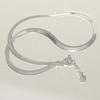 Another Layer 4mm Snake Necklace (silver925)(2color)