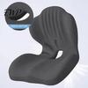 Poduszka na siedzisko z pianki memory Ergonomiczna poduszka z podparciem lędźwiowym, Oddychająca do krzesła biurowego, biurka i pośladków, Wysokiej gęstości Samochód Dom