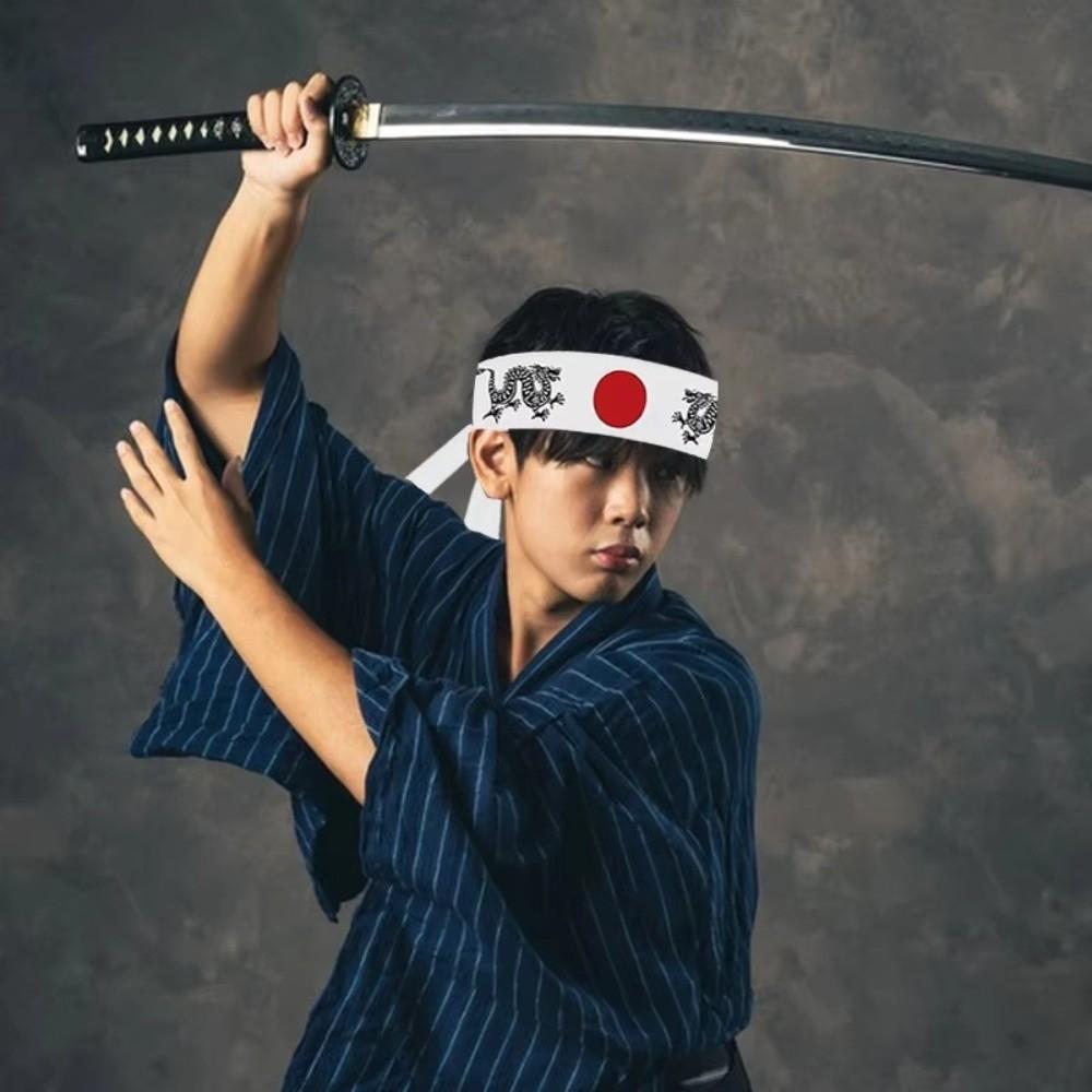 Hygroscopic Hachimaki Headband Breathable Sushi Chef Headbands  Sports Exercise