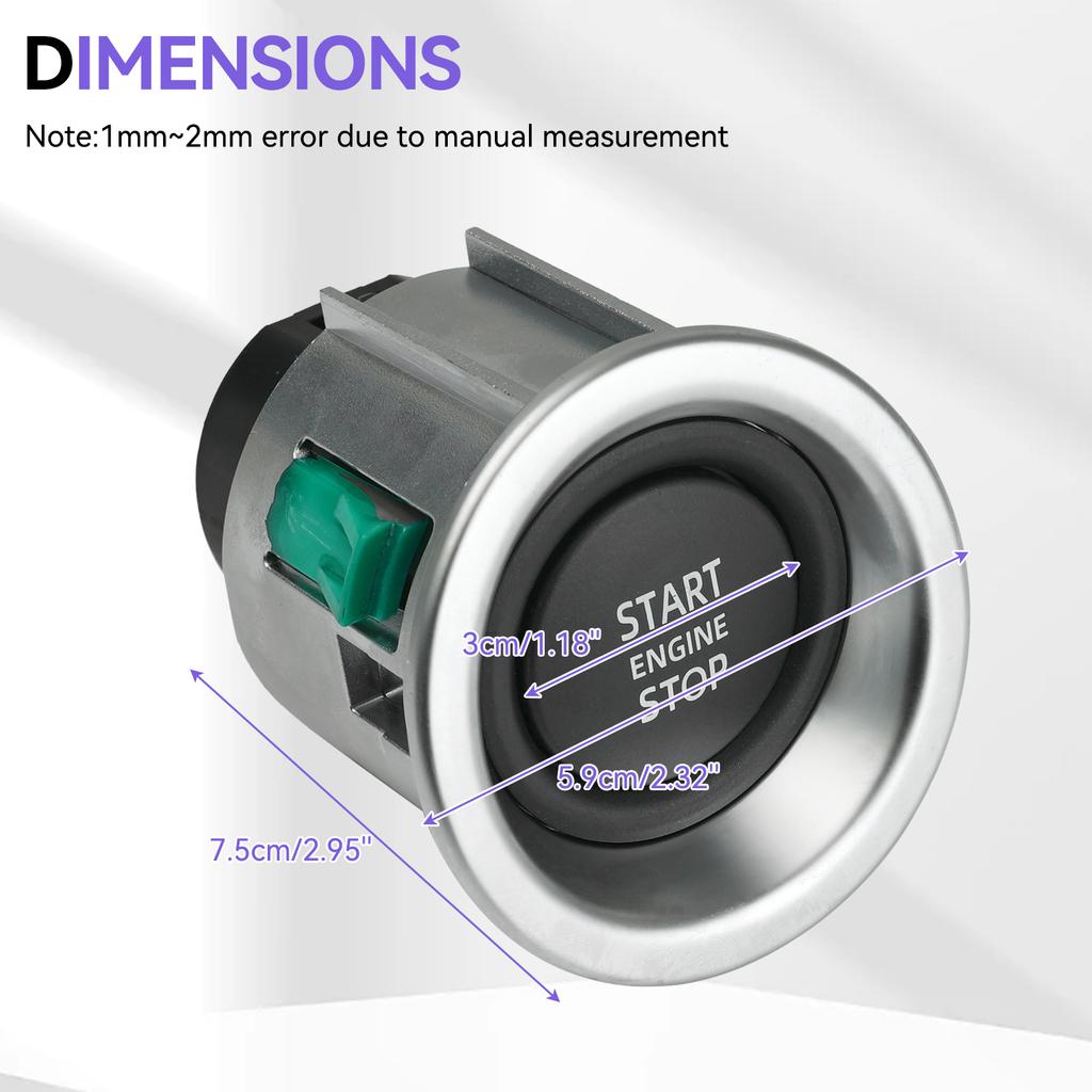 Samochodowy Przycisk Start Stop Silnika Włącznik Zapłonu Dla Land Rover Range Rover L322 2010-13 Przycisk Uruchamiania Bezkluczykowego LR050802 LR011897