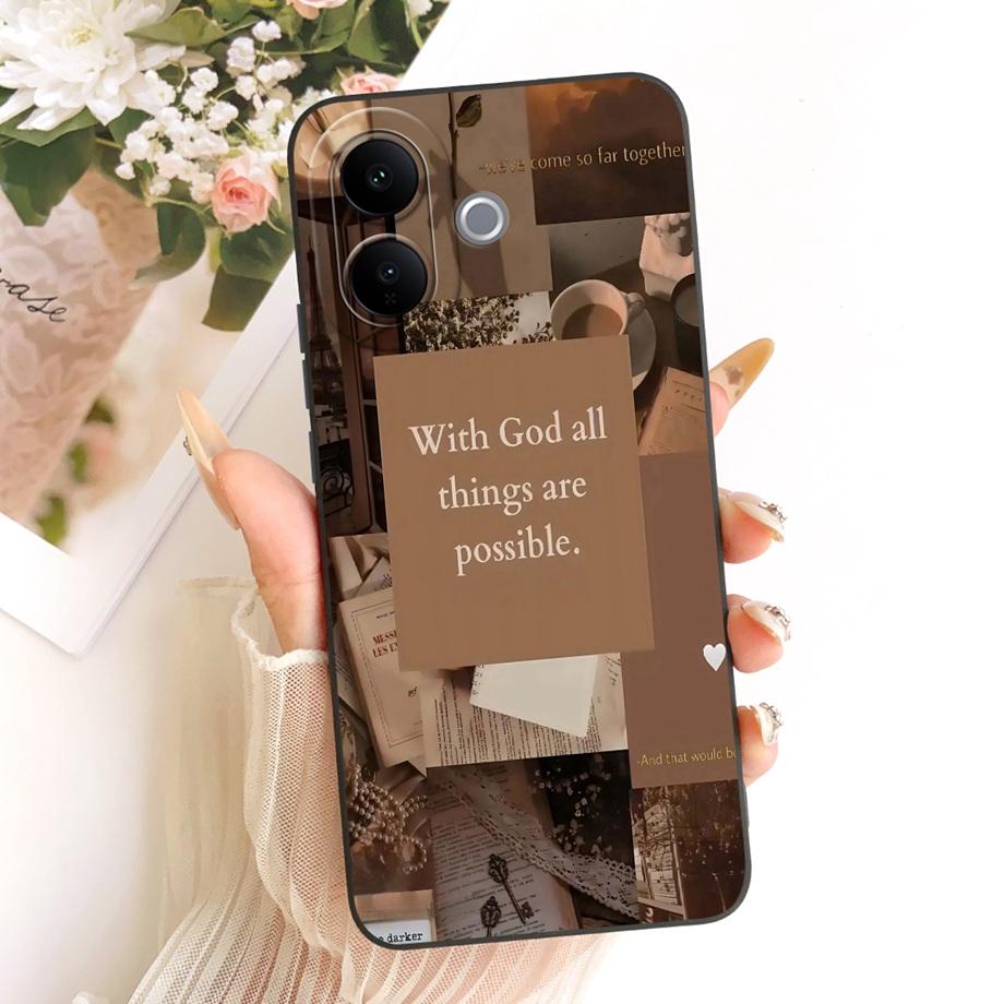 Butterfly Love Heart Bow Phone Case For Vivo V60 Lite 4G 5G V2530 / Vivo V60 V2511 T4 Pro Back Cover Soft Camera Protected Funda