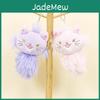 Cute Fluffy Cat Plush Keychain Kawaii Stuffed Animal Charm For Backpacks And Bags