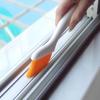 Foldable Groove & Tile Gap Cleaning Brush with Scraper